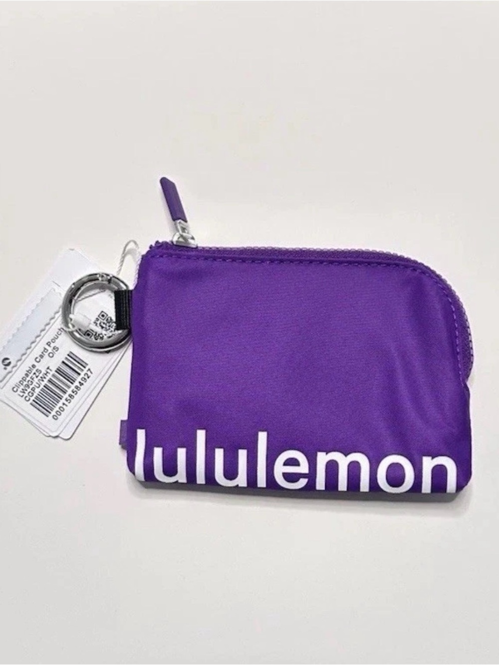 Lululemon Clippable Card Pouch (College Purple)  *SOLD OUT - 0018